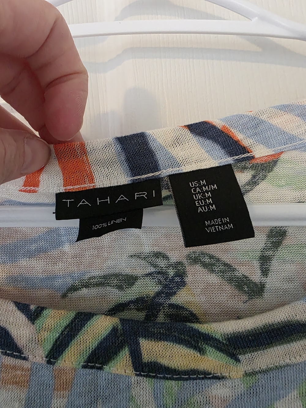 Short Sleeve Linen Shirt | SZ Medium - Picture 5 of 8